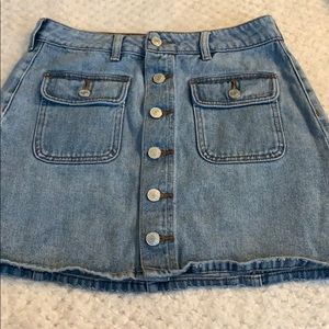 Pacsun jean skirt